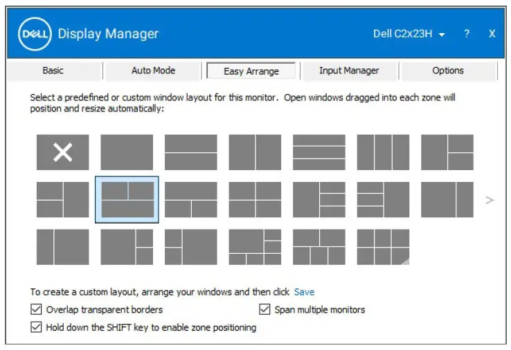Span multiple monitors