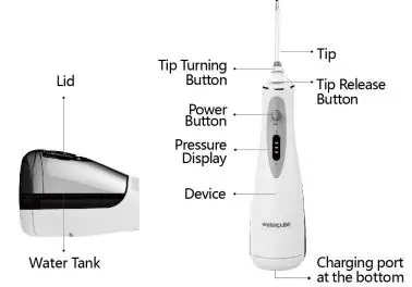 waterpulse-V400Plus-Portable-Water-Travel-Use-Oral-Cleaning-Irrigator-Dental-Water-fig-5