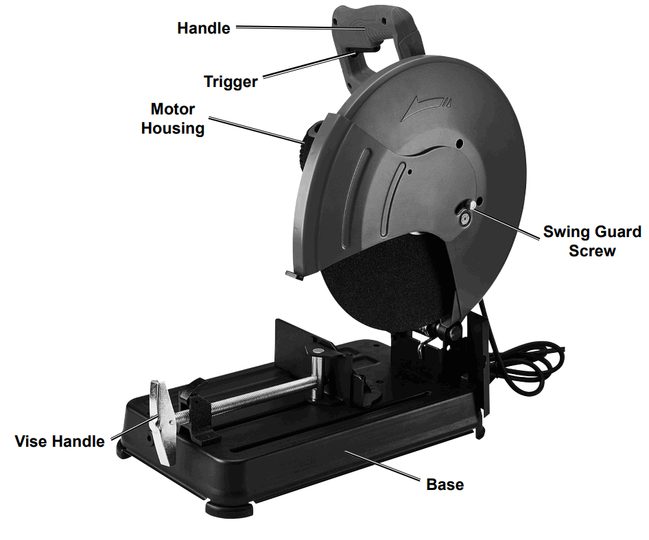 Harbor Freight 20713E B Abrasive Cut Off Saw - FIG 5