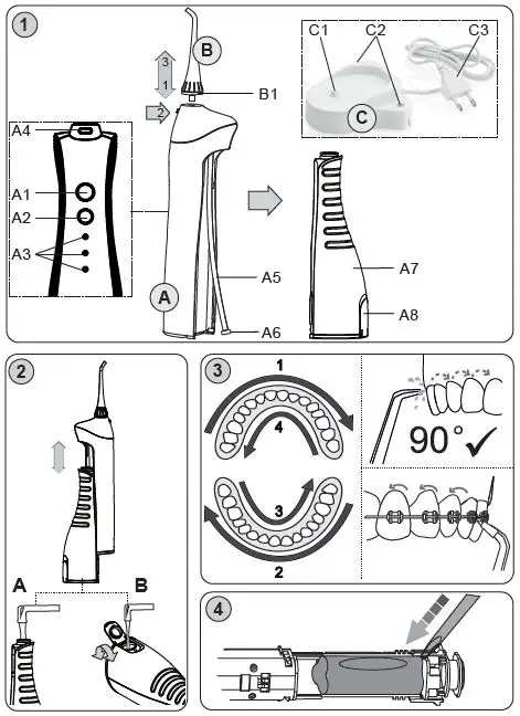 eta 1708 90000 AquaCare Oral Irrigator 1