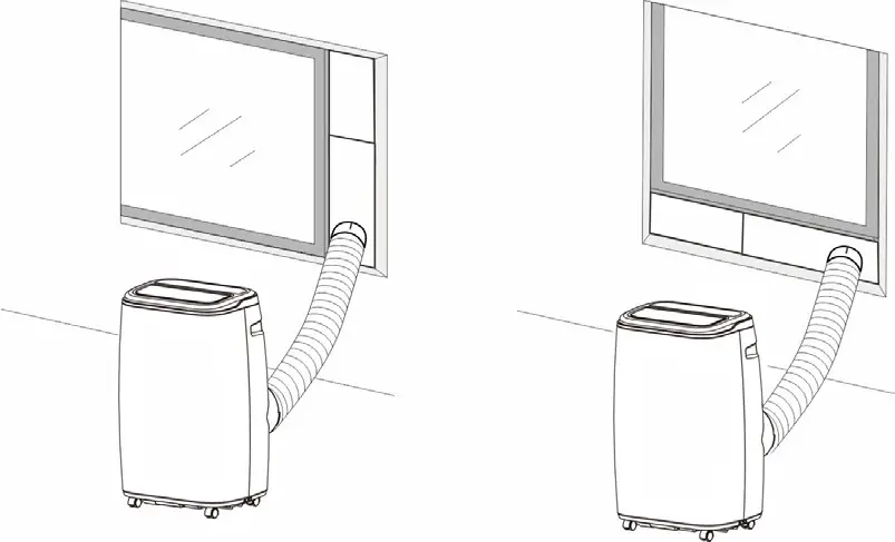 3.3kW Wi-Fi portable air conditioner (window end