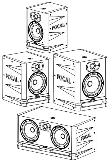 FOCAL FOPRO ALPH50EVO Alpha Evo Versatile Professional Loudspeaker