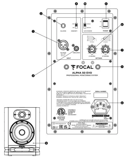 FOCAL FOPRO ALPH50EVO Alpha Evo Versatile Professional Loudspeaker - overview
