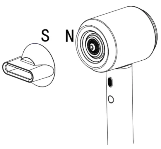 estelle ESMPRHRDRYA Moisture Protect High Speed Ionic Hair Dryer - nozzle