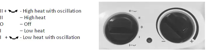 Goldair GCH245 1500W Oscillating Ceramic Heater- fig 1