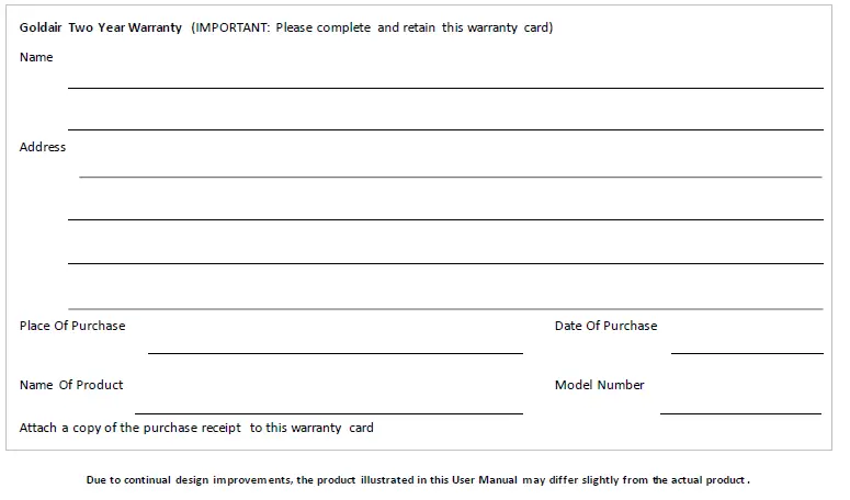 Goldair GCH245 1500W Oscillating Ceramic Heater- fig 2