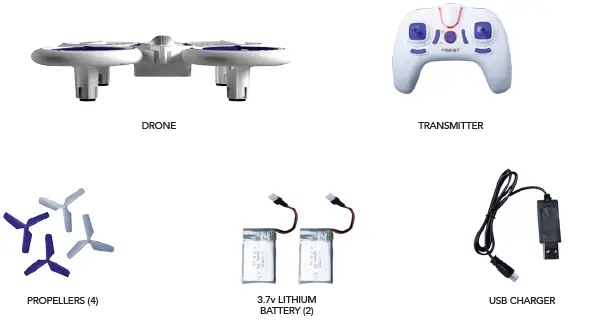 FORCE1 HALO3000 2-Speed LED Stunt Drone-fig 2