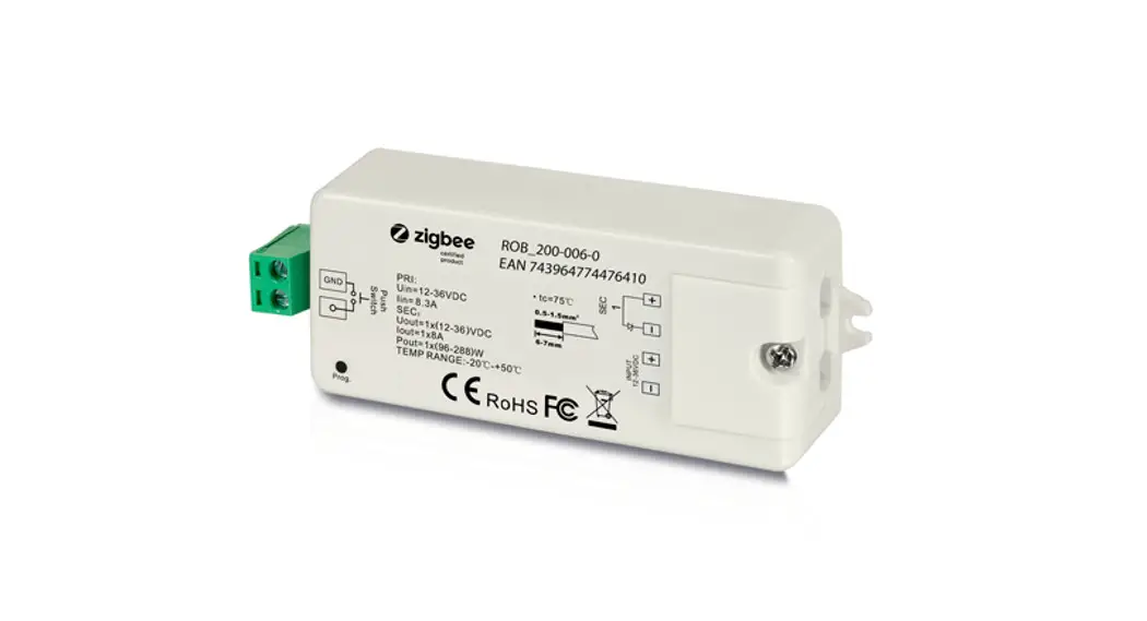 Robb 200-006-0 Zigbee Led Dimmer Instruction Manual Robb 200-006-0 Zigbee Led Dimmer Instruction Manual