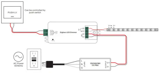 ROBB 200 006 0 Zigbee LED Dimmer - Wiring Diagram