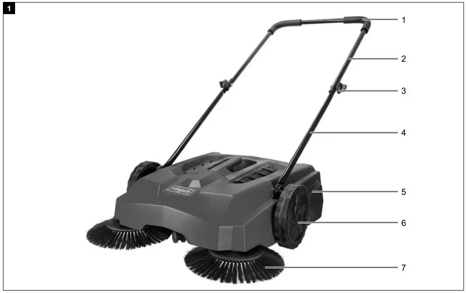 scheppach Trike S Sweeper - figure 1