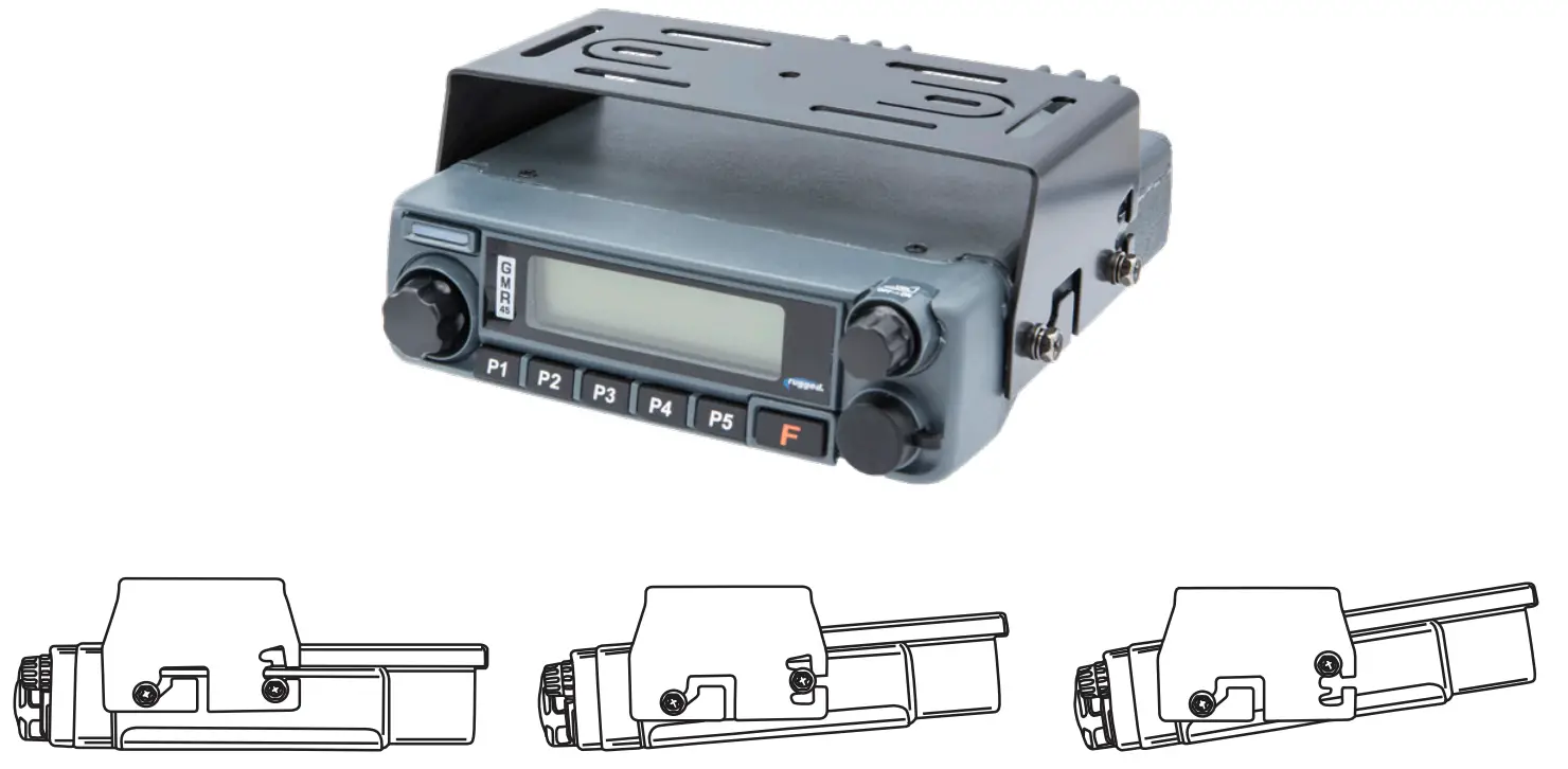 rugged radios GMR45 High Power GMRS Mobile Radio - MOBILE INSTALLATION