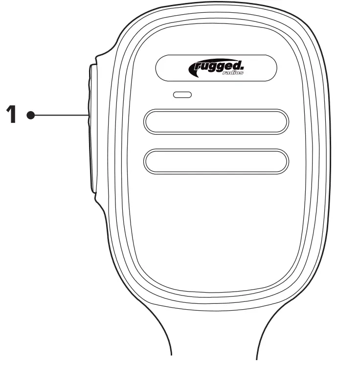 rugged radios GMR45 High Power GMRS Mobile Radio - fig