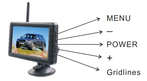 VIRGINIA 5’’ Digital Wireless Backup Camera Kit - Brief Introduction