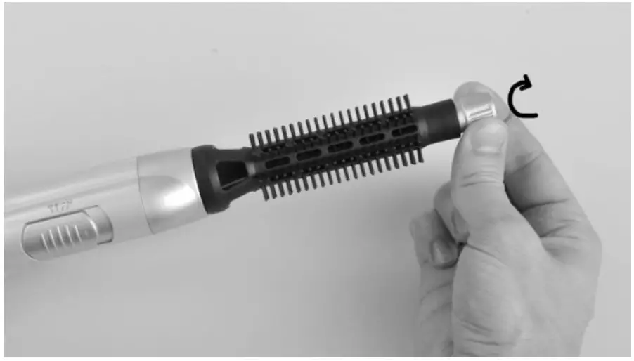 HYUNDAI HC 604BL Hot air curler - button