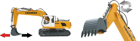 JAMARA 405112 Liebherr R 936 Destruction Set Excavator fig 14