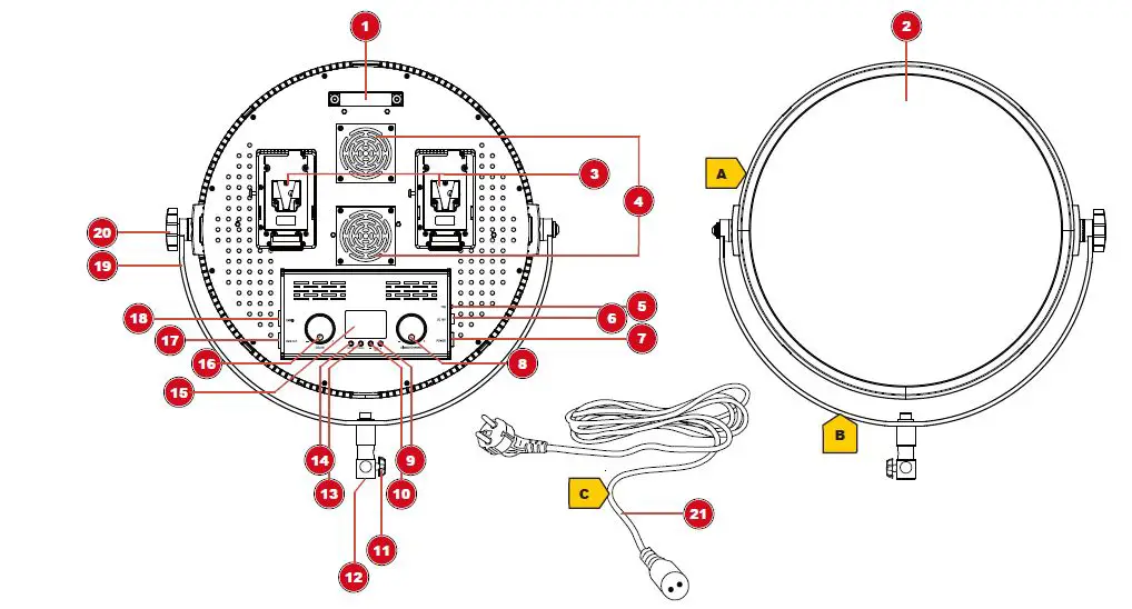 BRESSER BR-S200B Studio Light FIG 1