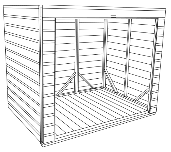 Power Apex Bike Shed - 31