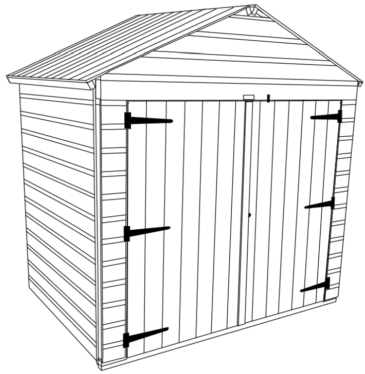 Power Apex Bike Shed - 36