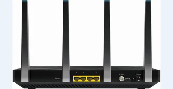 image of the back of the Netgear C7500