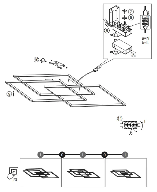 Paul Neuhaus 14713-55 Q Alta LED Ceiling Light - Fig 2
