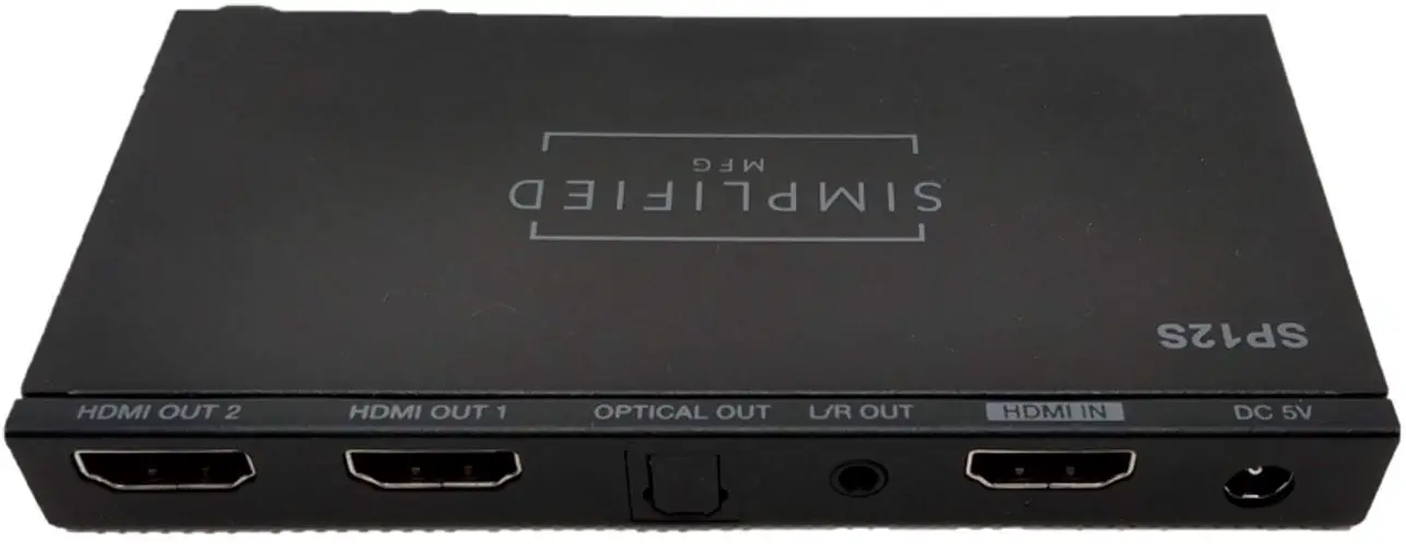 SIMPLIFIED-MFG-SP12S-HDMI-1-to-2-Splitter-with-Audio-Breakout-and-Scaling-product