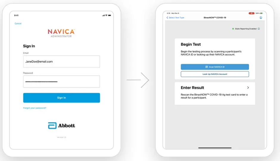 Abbott Navica Administrator Apps - app 1