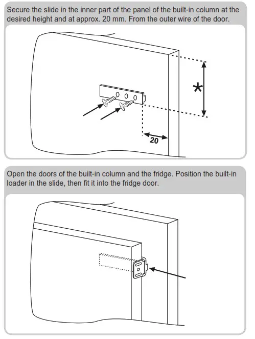 Candy CCE3T618FWU Refrigerator - APPLIANCE DOORS 1