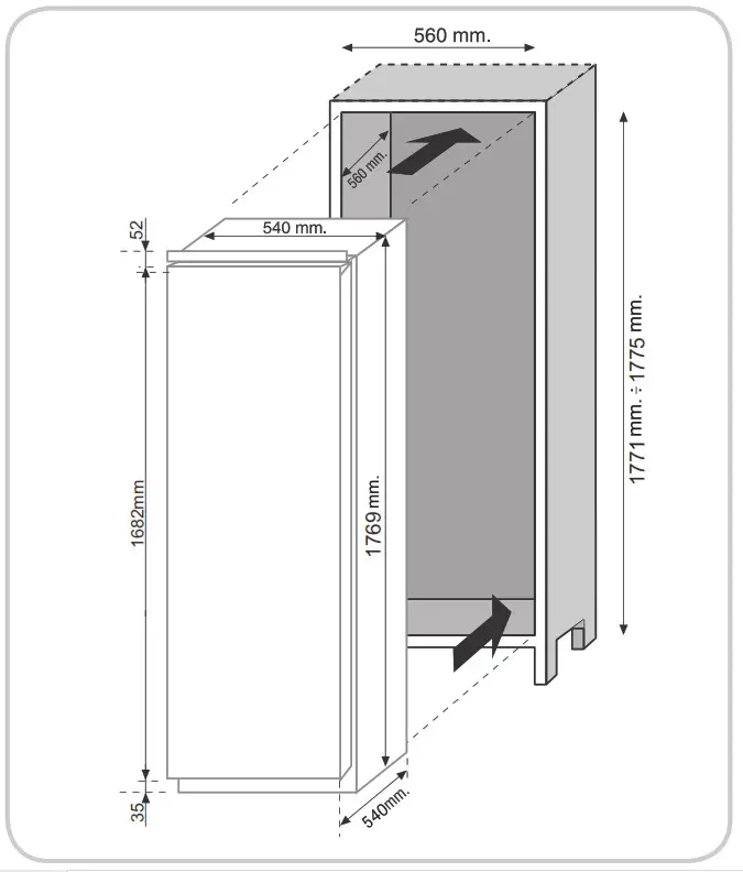 Candy CCE3T618FWU Refrigerator - REVERSING THE OPENING OF THE DOORS 2