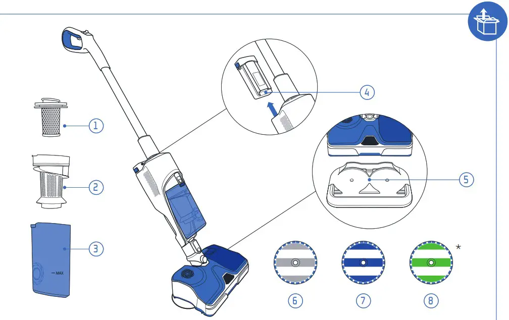 Rowenta X Combo Vacuum Cleaner - overview