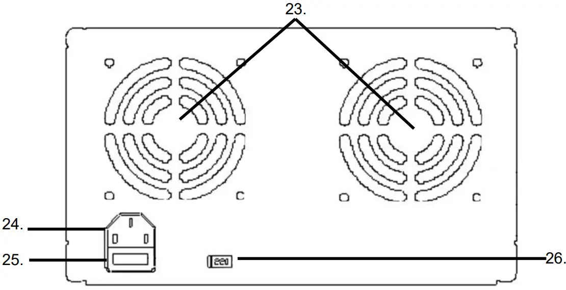 PeakTech P6210 Regulated Double Laboratory Power Supply - Fig 1