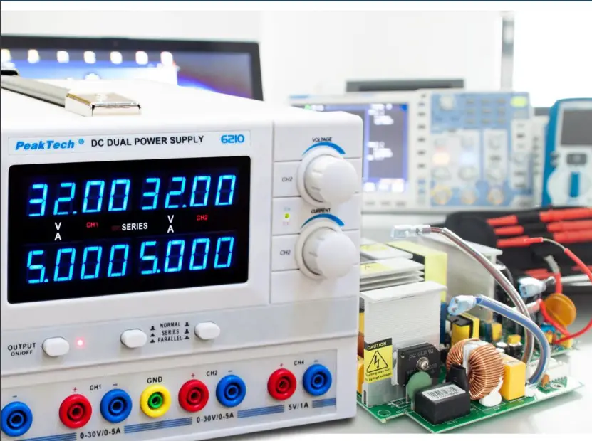 PeakTech P6210 Regulated Double Laboratory Power Supply