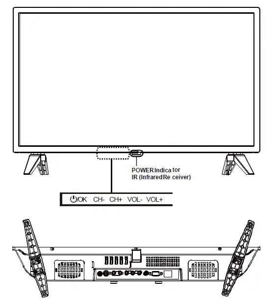 VISPERA Ai24T1 24 Inch 720p Smart Google LED TV 2