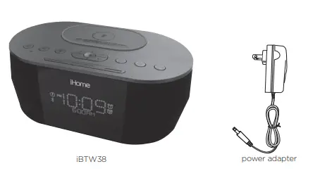 iHome iBTW38 Digital Alarm Clock 1