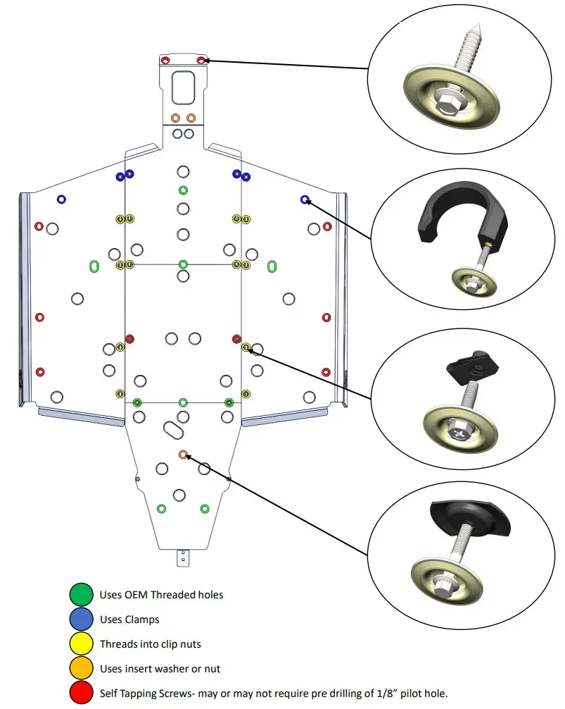 SEIZMIK 76-10164 XP 1000 2 Seat Skid Plate - Figure 10