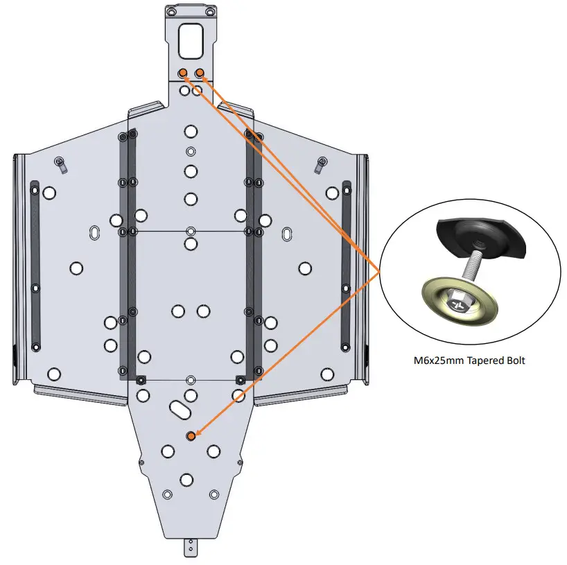 SEIZMIK 76-10164 XP 1000 2 Seat Skid Plate - Figure 20