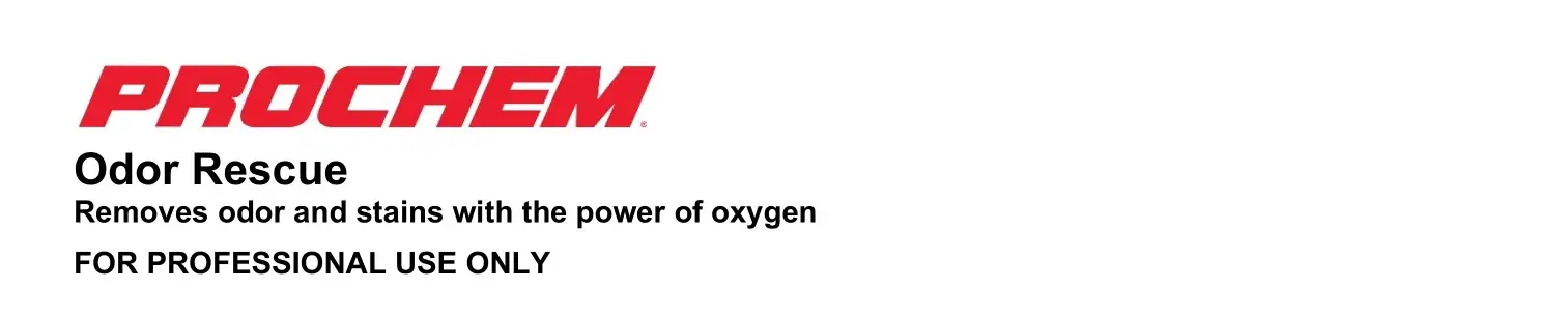 PROCHEM 5658 Odor Rescue Instruction Manual