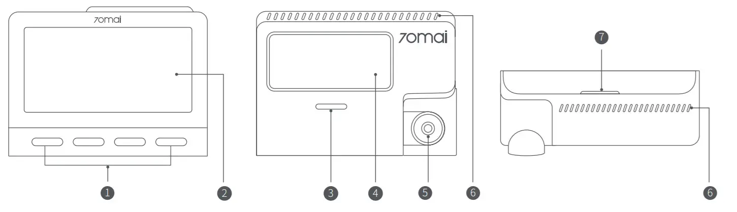70mai Dash Cam A800 - overview1