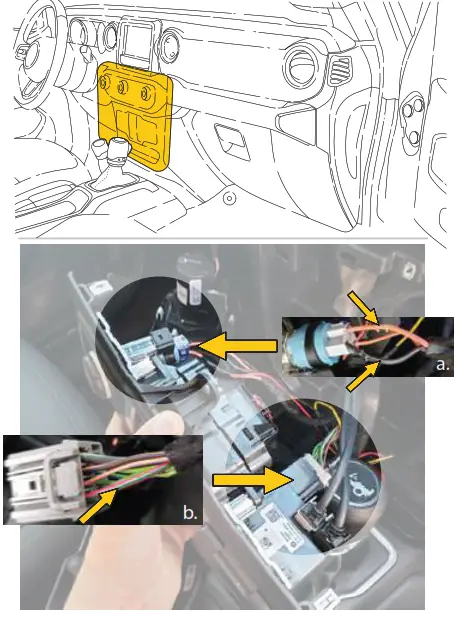 BRAND MOTION SUTV 8848 SummitView Jeep Wrangler Adjustable Rear Vision System - Power
