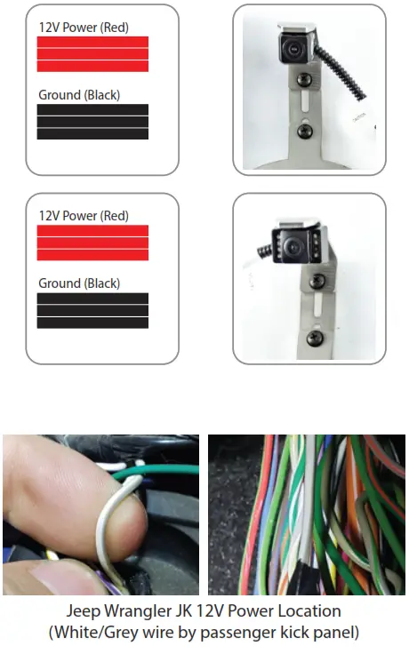 BRAND MOTION SUTV 8848 SummitView Jeep Wrangler Adjustable Rear Vision System - output7