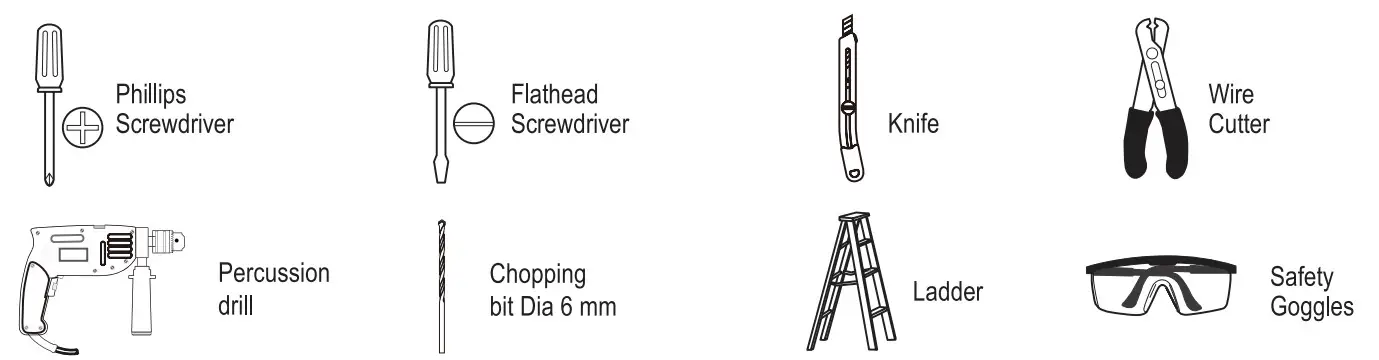 NOVA LIFE 5396203502 Ball Ceiling Lamp - tools