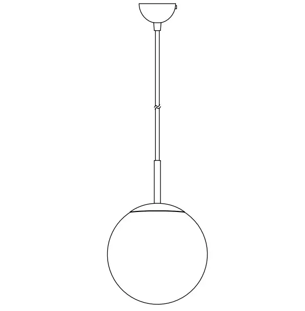 NOVA LIFE 5396203502 Ball Ceiling Lamp