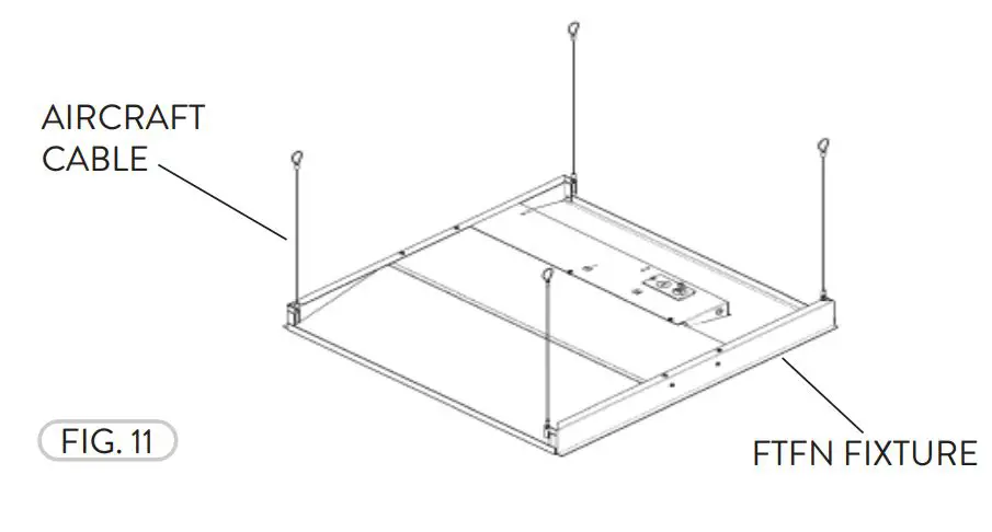 PacLights FTFN - 22D35 Center Basket LED Troffer - Figure 11