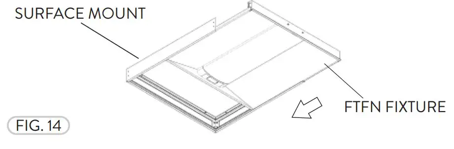 PacLights FTFN - 22D35 Center Basket LED Troffer - Figure 14