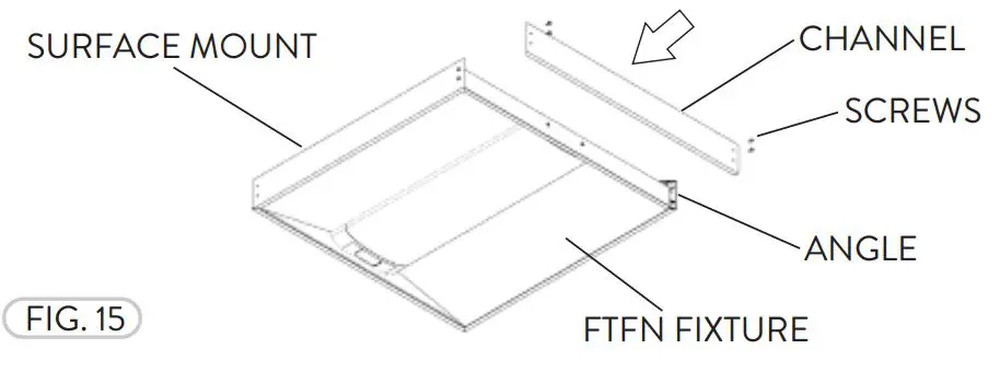 PacLights FTFN - 22D35 Center Basket LED Troffer - Figure 15