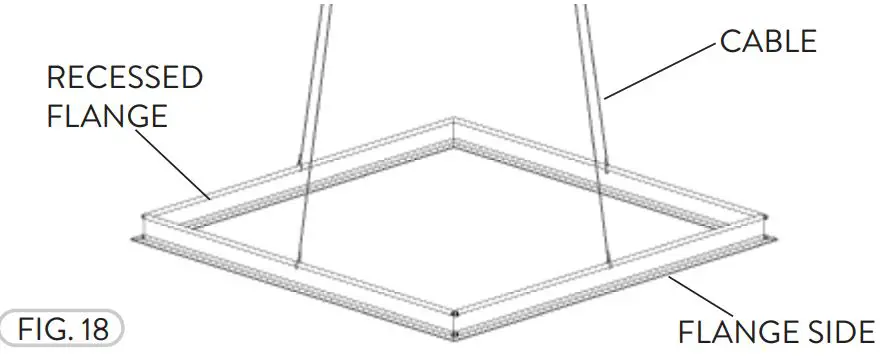 PacLights FTFN - 22D35 Center Basket LED Troffer - Figure 18