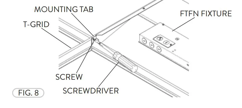 PacLights FTFN - 22D35 Center Basket LED Troffer - Figure 8