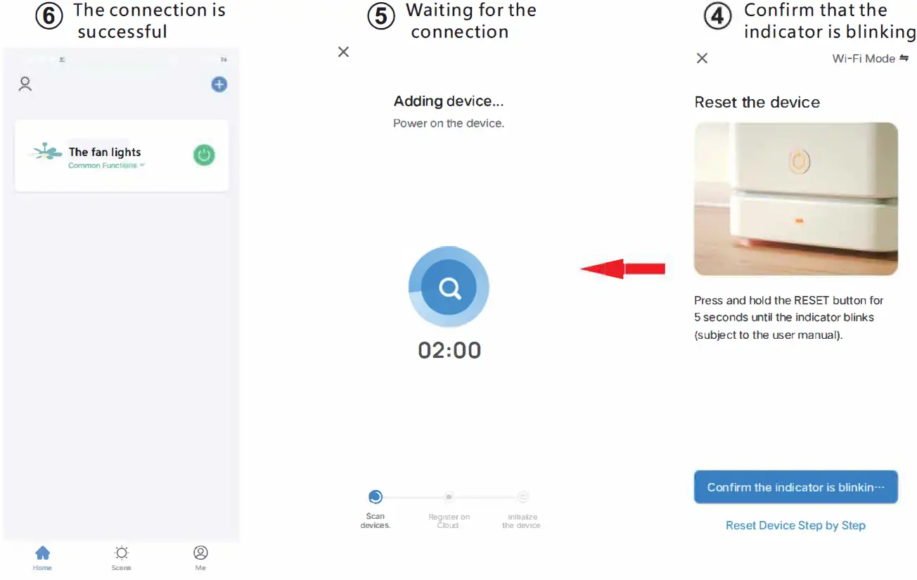 ONE HOME COLLECTION OHCF03-NT Smart Ceiling Fan 13