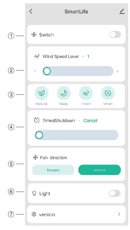 ONE HOME COLLECTION OHCF03-NT Smart Ceiling Fan 14