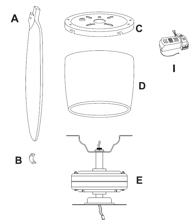 ONE HOME COLLECTION OHCF03-NT Smart Ceiling Fan 2