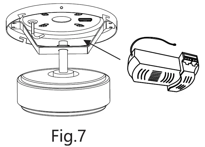 ONE HOME COLLECTION OHCF03-NT Smart Ceiling Fan 8